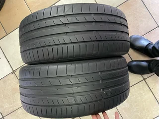 2x 225/40/18 Continental normal tyres with great treads available for sale