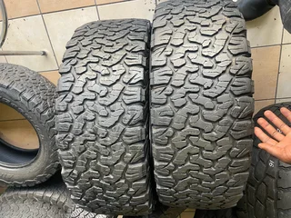 2x 285/60/18 Bf Goodrich ko2 tyres with 95% treads available for sale