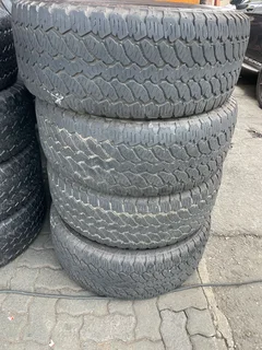 A good set of 255/55/19 General grabber tyres with good treads available for sale