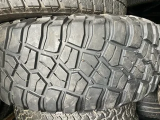 2x 35x12.50R27 Bf Goodrich mud terrain tyres with 85% treads available for sale