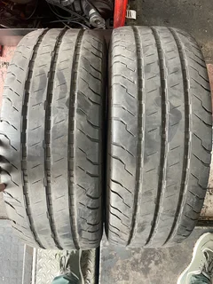 2x 235 65 16 Commercial tyres with good treads available for sale