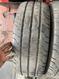 2x 235 65 16 Commercial tyres with good treads available for sale