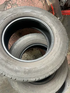 2x 235 65 16 Commercial tyres with good treads available for sale