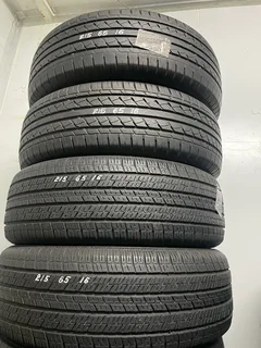 A clean set of 215/65/16 tyres with good treads available for sale
