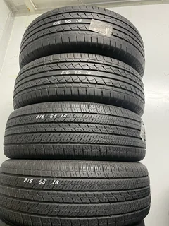 A clean set of 215/65/16 tyres with good treads available for sale
