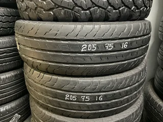 2x 205/75/16 commercial tyres available for sale