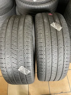 2x 275/45/22 Continental tyres with good treads available for sale