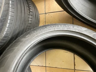 2x 275/45/22 Continental tyres with good treads available for sale
