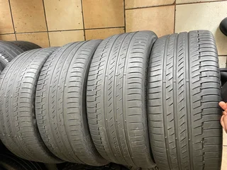 A good set of 245/45/19 Continental tyres with good treads available for sale