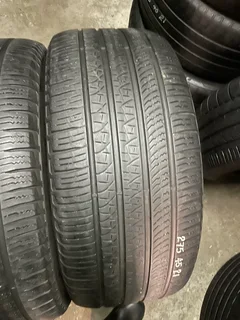 2x 275/45/21 Pirelli tyres available for sale