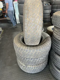 A clean set of 245/70/16 General Grabber tyres with good treads available for sale