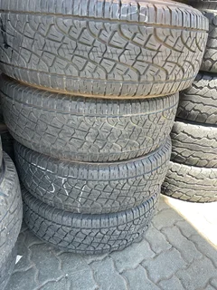 A clean set of 265/65/17 Pirelli scorpion ATR tyres with 90% treads available for sale