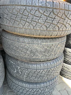 A clean set of 265/65/17 Pirelli scorpion ATR tyres with 90% treads available for sale