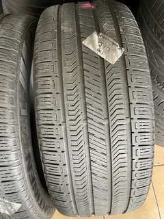 2x 275/45/22 Continental tyres with 90% treads available for sale