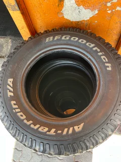 A clean set of 215/75/15 Bf Goodrich tyres with great treads available for sale