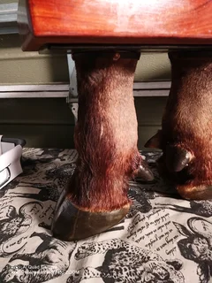 2 Small sleeper wood tables