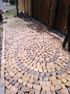 Half brick paving supply and installation R180per square
