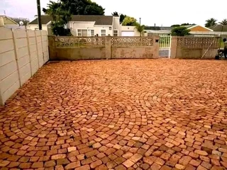 Half brick paving supply and installation R180per square