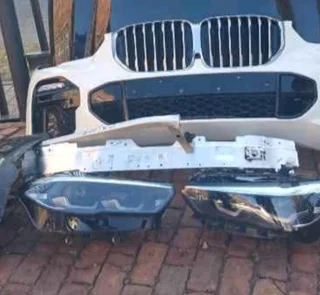 BMW X5 G05 front bumper headlights stifner bonnet available