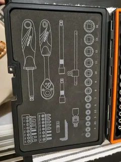 Kendo 42 Piece Socket Set 1/4 inch Drive