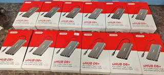 Unitek USB Ethernet Hub 08+ HDM I, 100W Power Delivery and Dual Card Reader