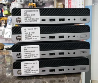 Hp Prodesk  600 G3 Tiny Pc, Core I3 6th Gen, 8gb Ram 128gb Ssd Windows 10 Pro certified Refurbished