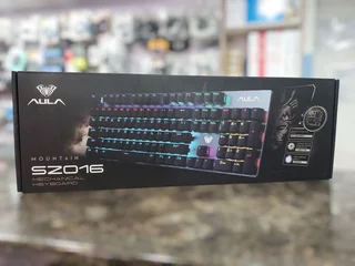 AULA Mountain SZ016 Backlit Mechanical Keyboard – Blue Switches, Gaming Brand New Sealed