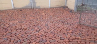 Rock clay half brick pavers supplying and installation in all areas around Capetown