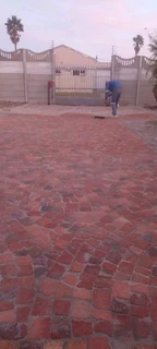 Rock clay half brick pavers supplying and installation in all areas around Capetown