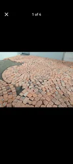 Rock clay half brick pavers supplying and installation in all areas around Capetown