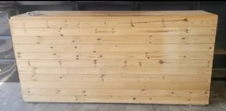 Wooden shop  counter