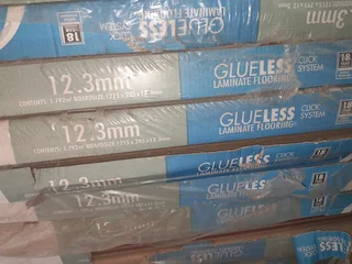 Premia office glueless laminate flooring click system