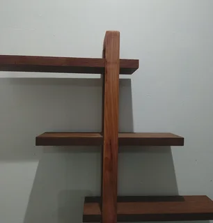 Handmade floating shelves