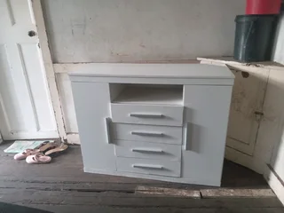 Selling deep fridge, couch and drawer