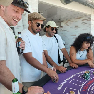 Host Your Year End Function With Our Blackjack Table And A Professional Dealer.