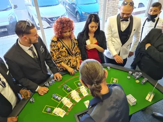 Host Your Year End Function With Our Blackjack Table And A Professional Dealer.