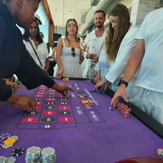 Host Your Year End Function With Our Roulette Table And A Professional Dealer.