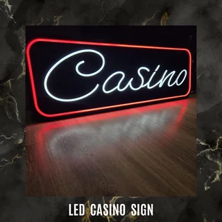 Add A Touch Of Vegas Glamour To Your Event With Our Casino Sign.