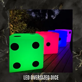 Light Up Your Night With Our LED Dices For Your Party Or Function.