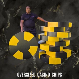 Make A Statement At Your Event With These Giant Eye Catching Chips. Perfect For Photos.