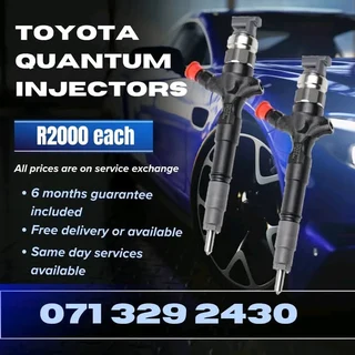 Toyota Quantum Injectors For Sale With Warranty