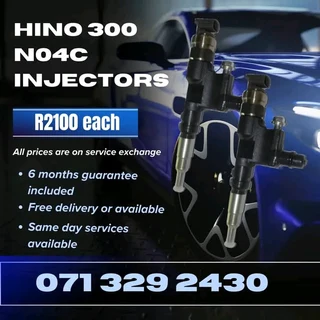 Hino 300 N04c Injectors For Sale With Warranty Included