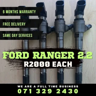 Ford Ranger 2.2 Injectors For Sale With Warranty