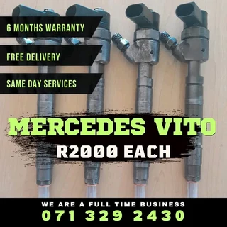 Mercedes Benz Vito Injectors For Sale With Warranty