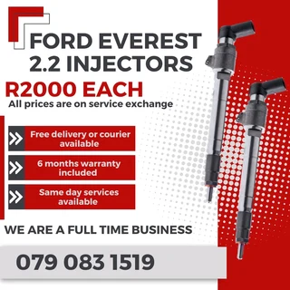 Ford Everest 2.2 Injectors For Sale With Warranty
