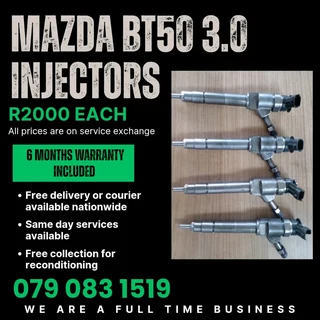 Mazda Bt50 3.0 Injectors For Sale With Warranty