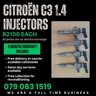Citroën C3 1.4 Injectors For Sale With Warranty