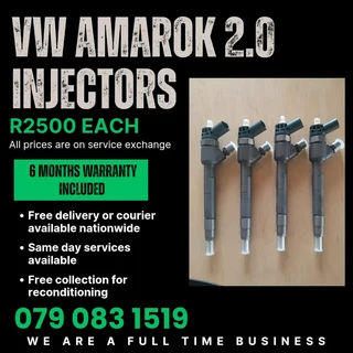 Vw Amarok 2.0 Injectors For Sale With Warranty