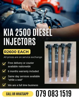 Kia 2500 Injectors For Sale With Warranty