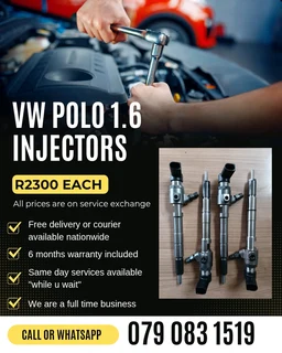 Vw Polo 1.6 Injectors For Sale With Warranty